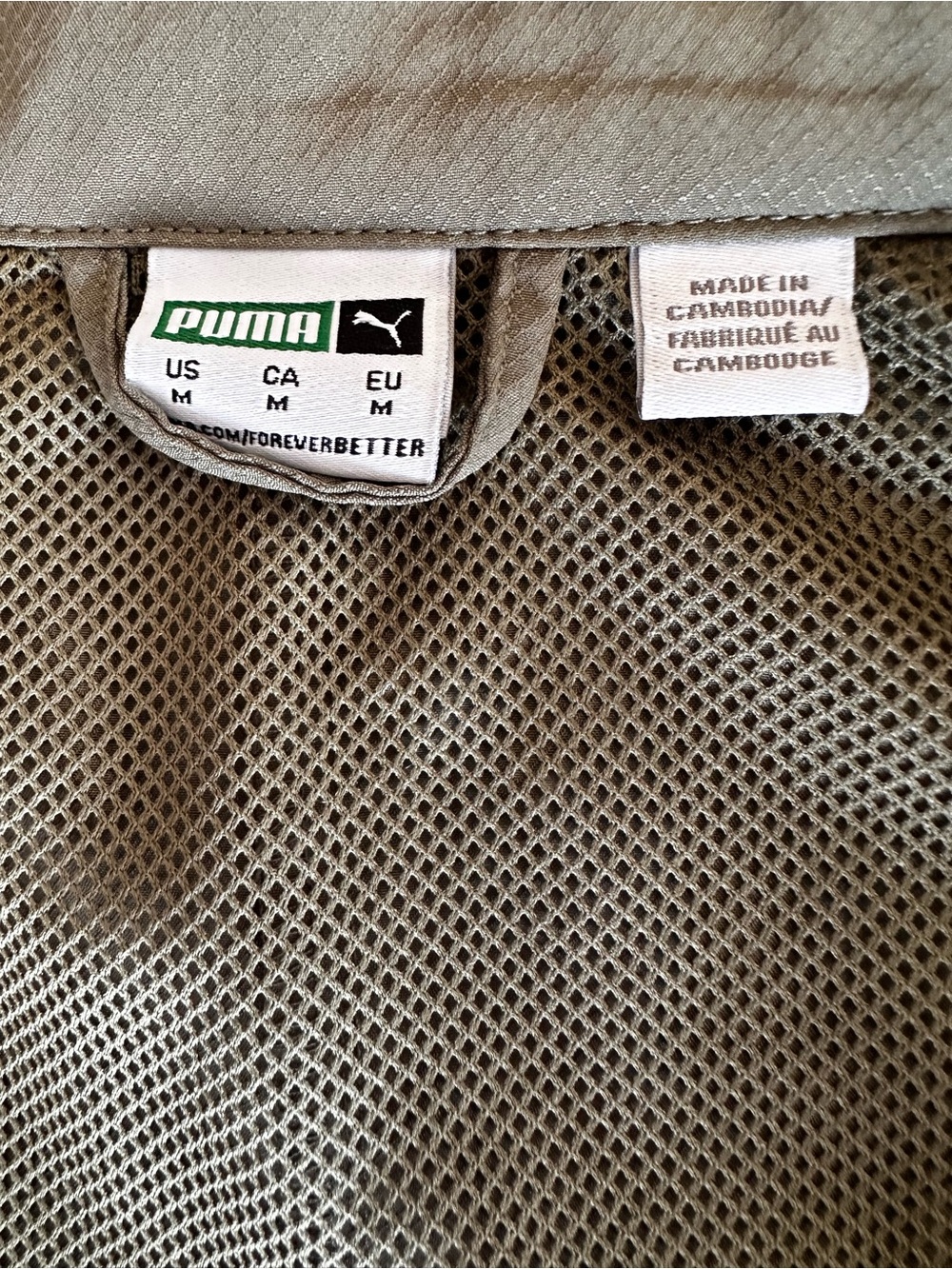 PUMA Classic Woven Utility Jumpsuit Deep Lichen Olive Green Women’s Size Medium - Picture 8 of 9